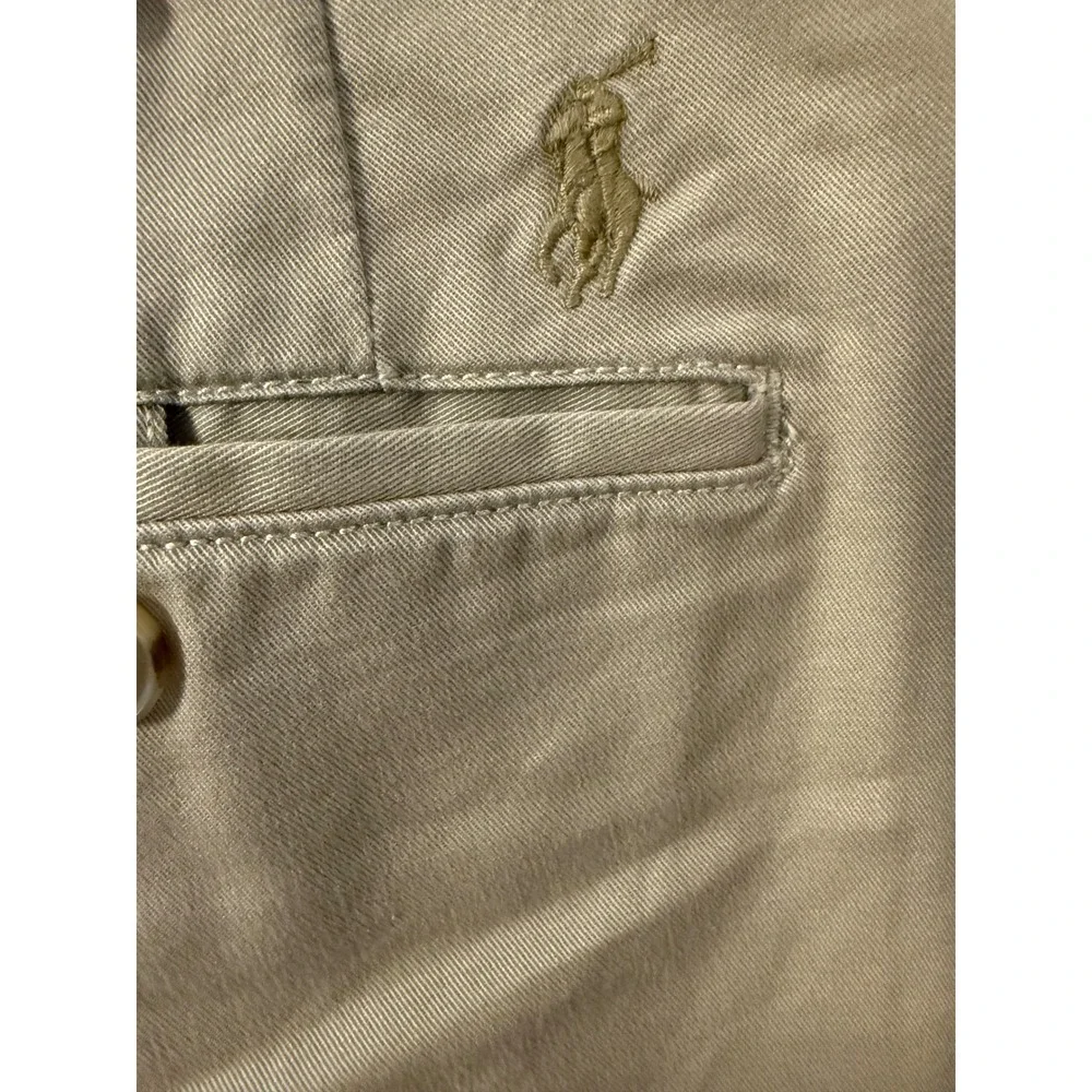 Polo Ralph Lauren Mens Stretch Classic Fit Chino Shorts Khaki Tan Size 38